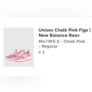 New Balance- FIGS-  Pink Roav Sneakers